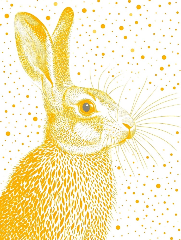 Yellow Arctic Hare 3