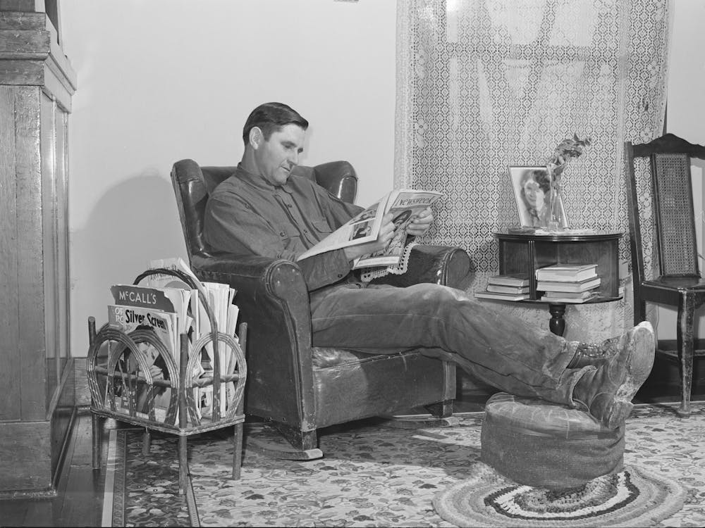 Untitled Photo, Possibly Related To Lee Wagoner, Black Canyon Project Farmer, At Home, Canyon County, Idaho By