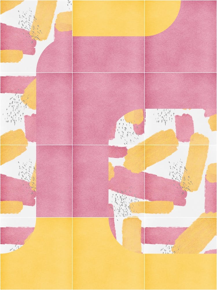 Bold Painted Tiles 01