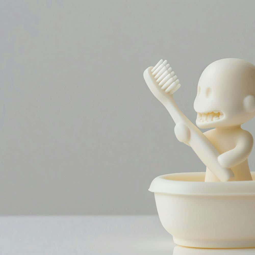 Toothbrush In A Bowl