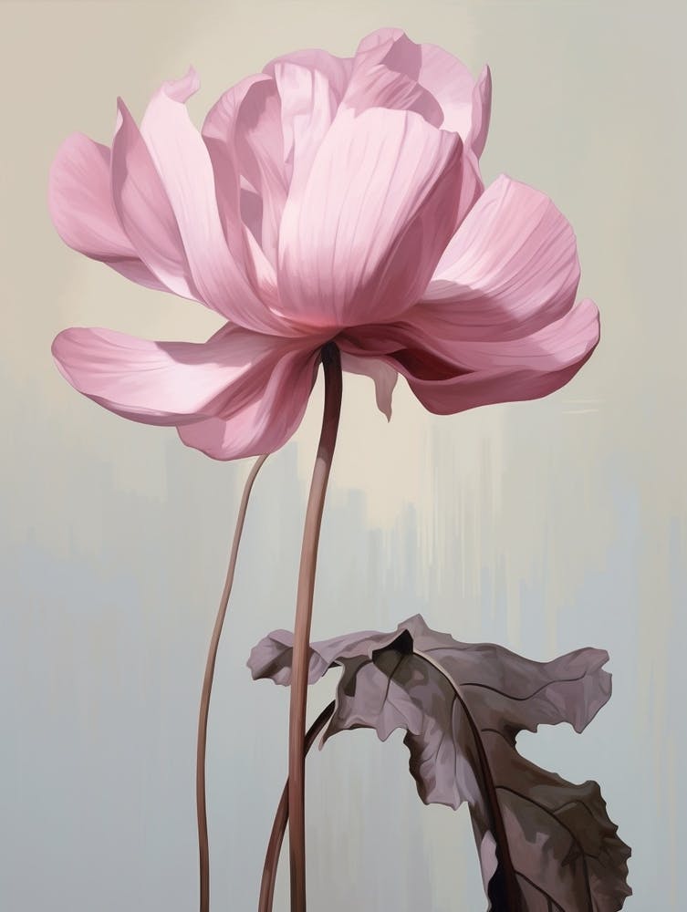 Floral Illustration Cyclamen 2