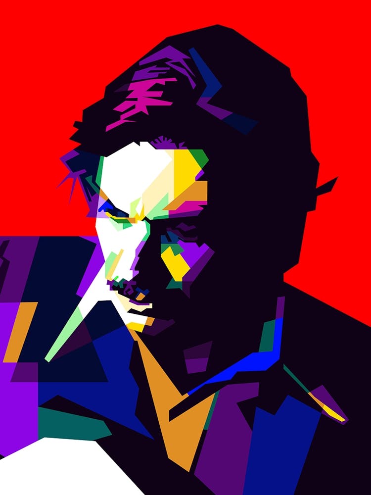 Antonio Carlos Jobim Brazilian Jazz Musician Pop Art WPAP