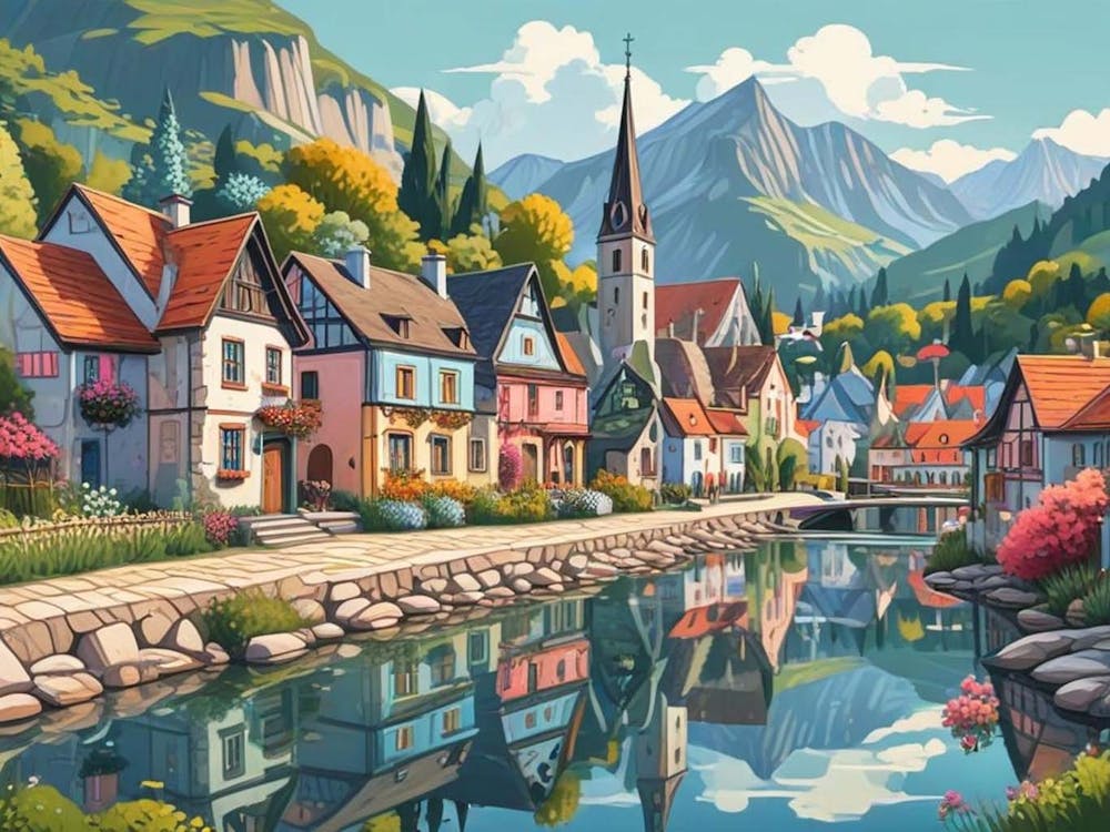 Village By The River