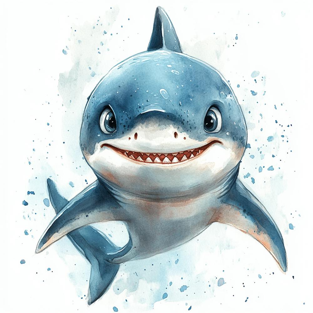 Shark Canvas Print 1