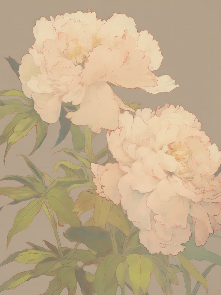 Muted Tones Flowers 1