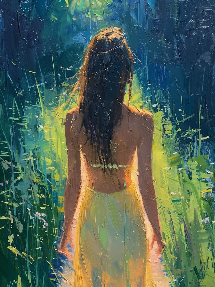 Girl In A Yellow Dress