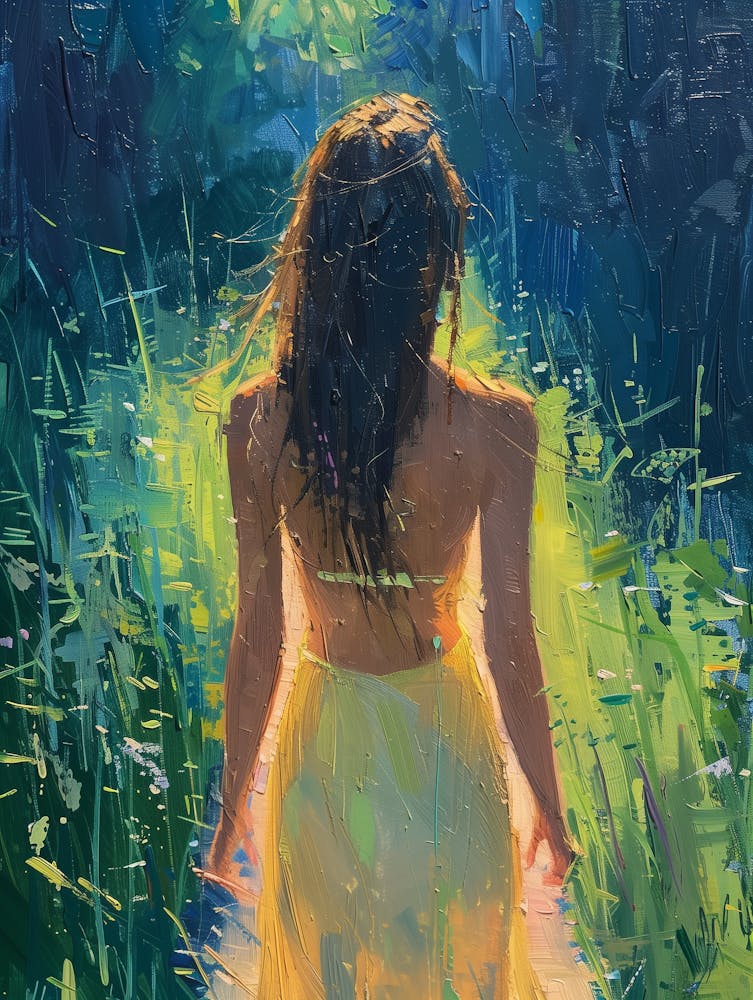 Girl In A Yellow Dress