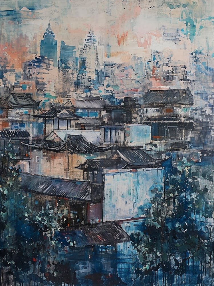 Beijing Kitsch Cityscape Painting 3