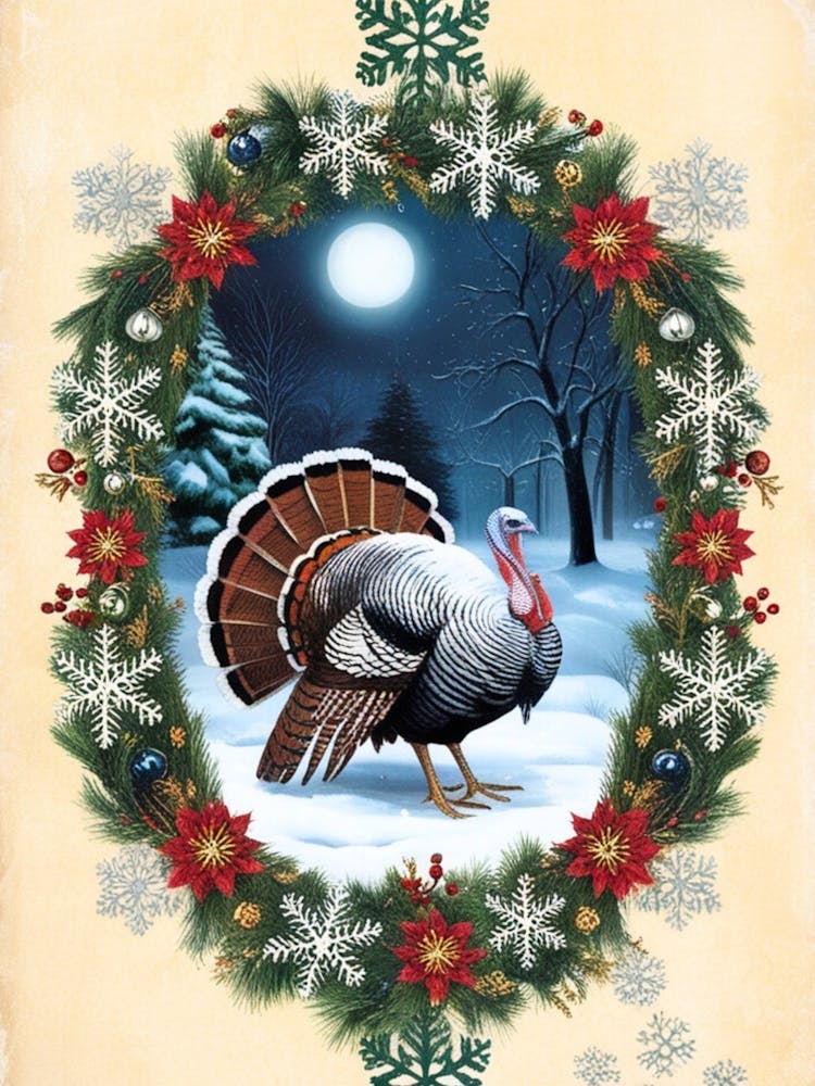 William Morris Turkey In A Wreath