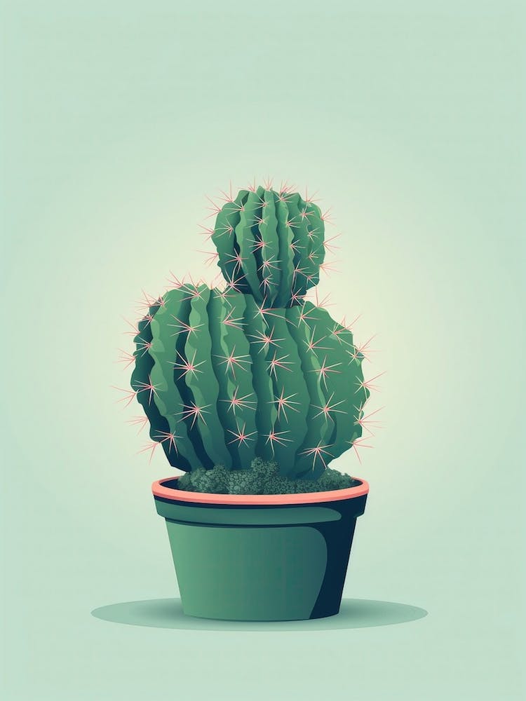 Barrel Cactus Illustration 7