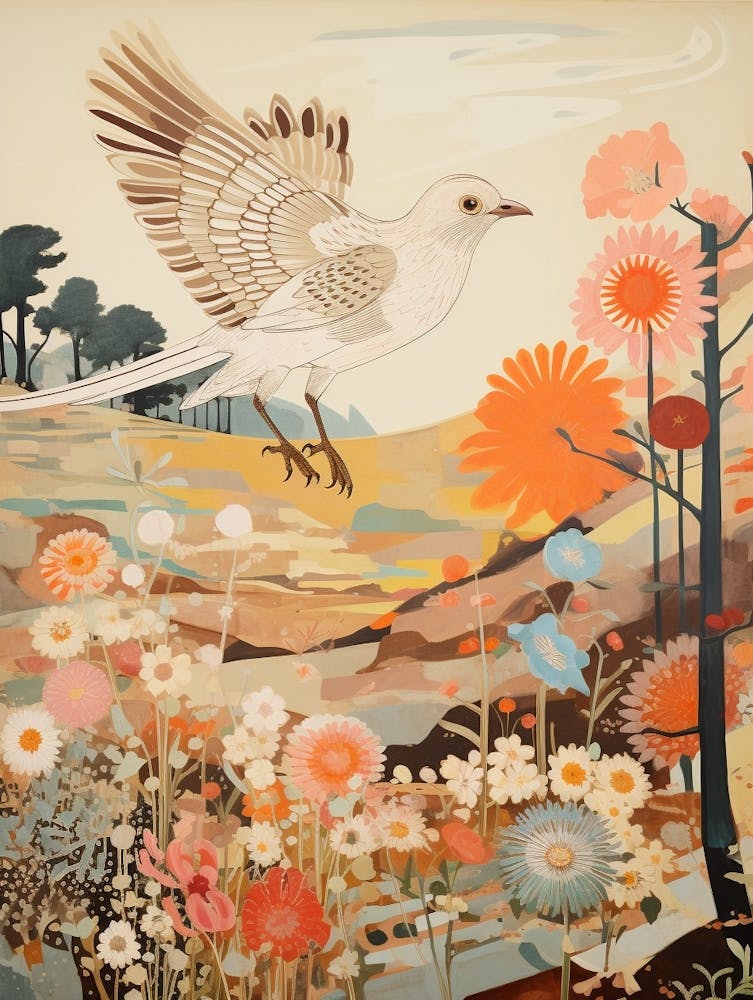 Cuckoo 1 Detailed Bird Painting