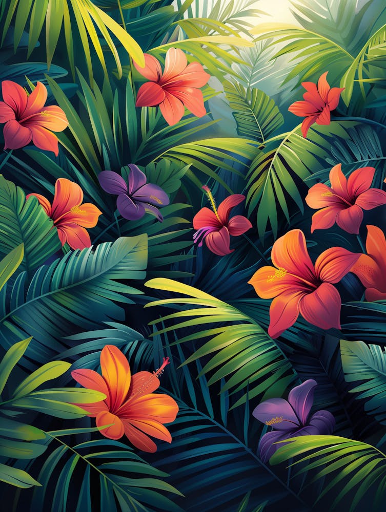 Tropical Jungle Background