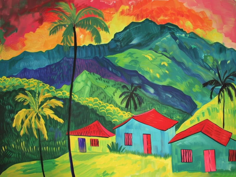 Houses In The Mountains