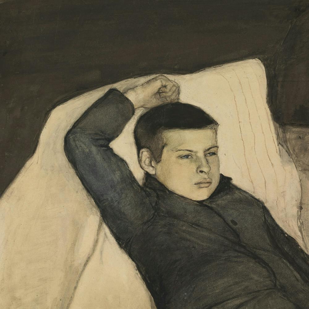 Reclining Boy, 1892, By Magnus Enckell
