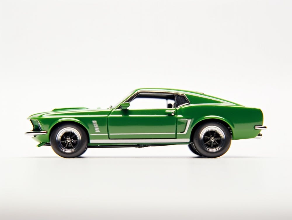 Toy Car 69 Mustang Boss 302 Green