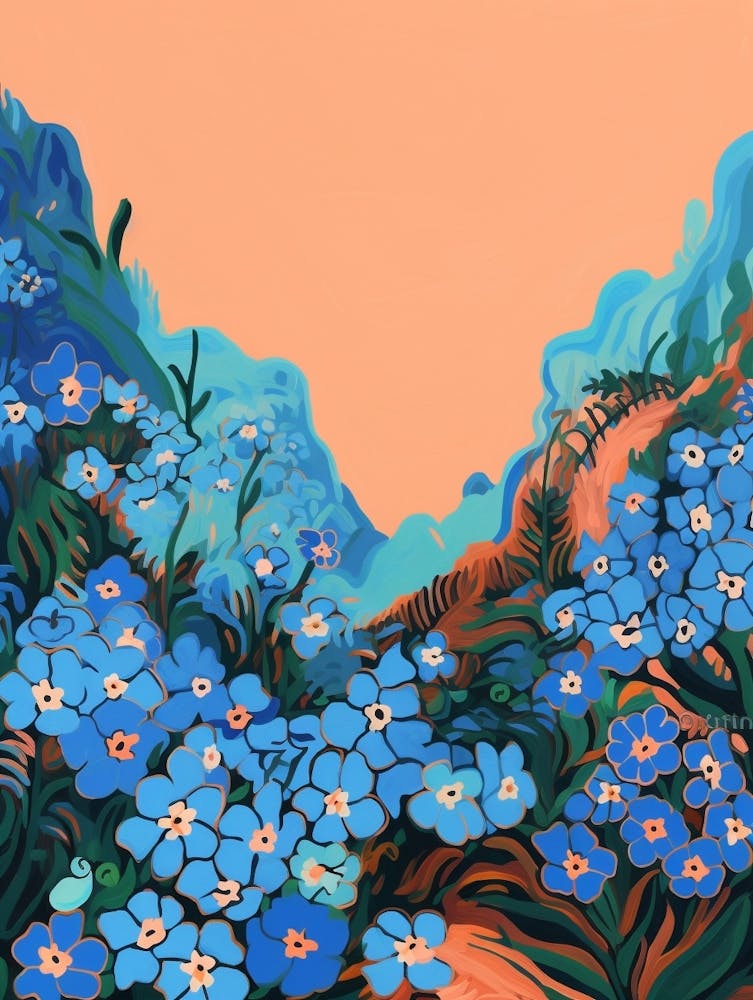 Boho Wildflower Painting Fireweed 4