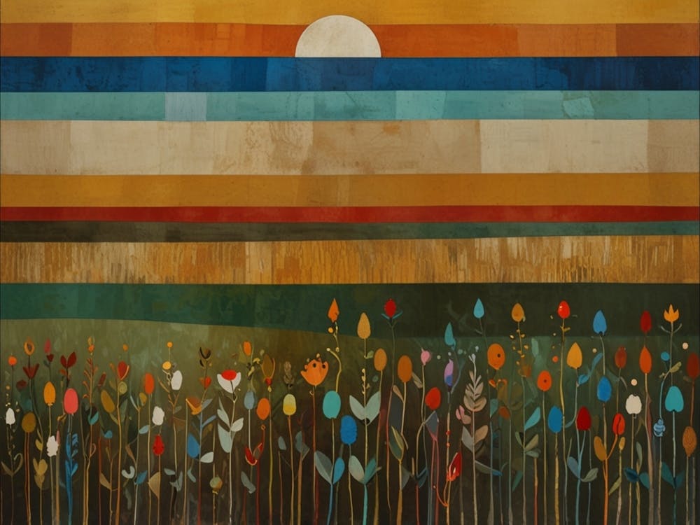 Sunset In The Meadow 2