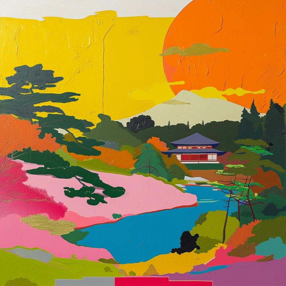 Colourful Gardens Ryoan Ji Garden Japan 8