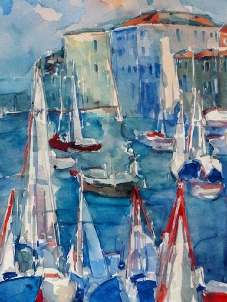 Port Of Rijeka Croatia Abstract Block harbour
