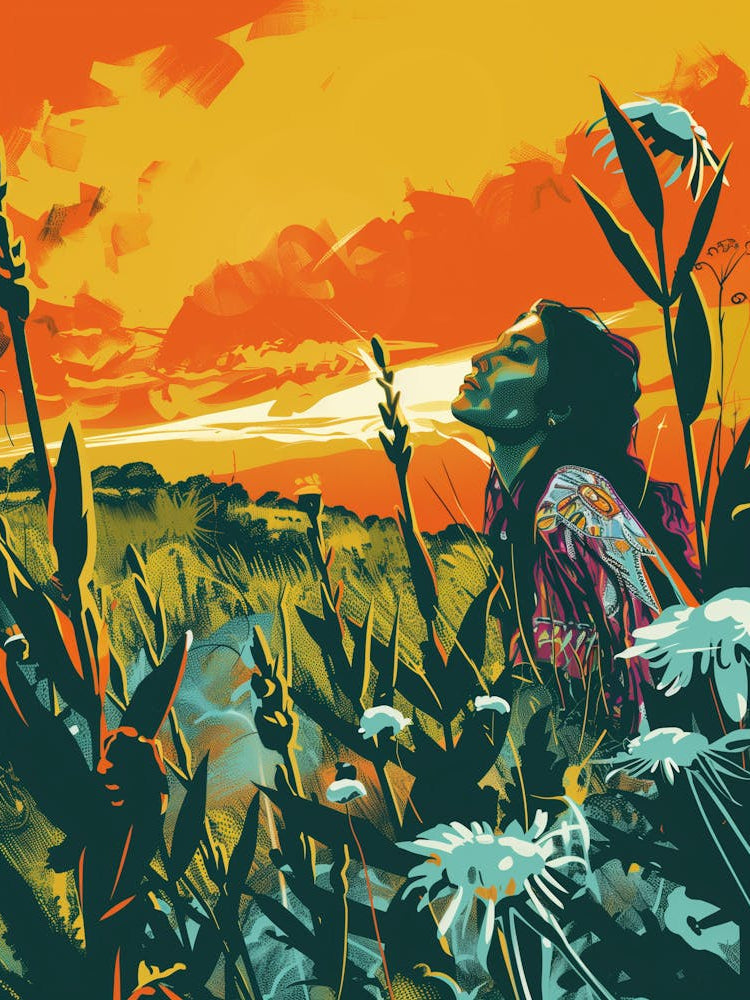 Sunset In The Meadow 2