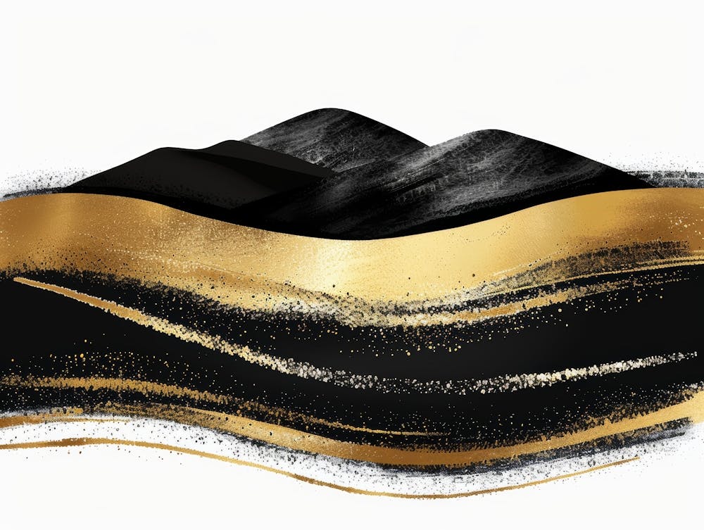 Gold And Black Mountains 8