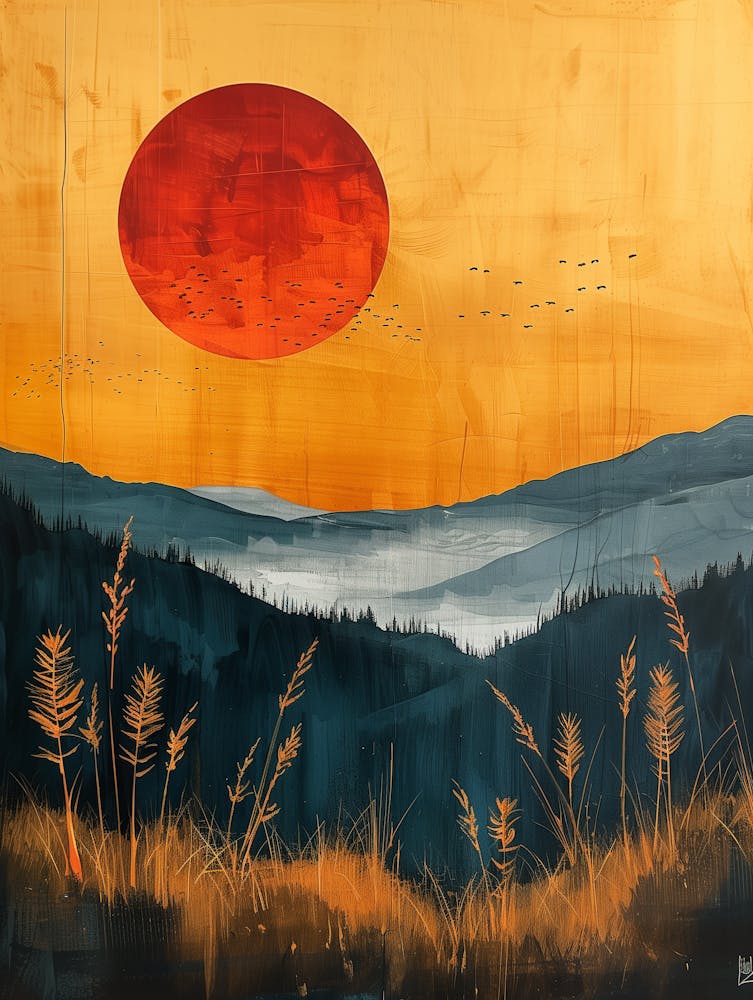 Sunset In The Mountains 7