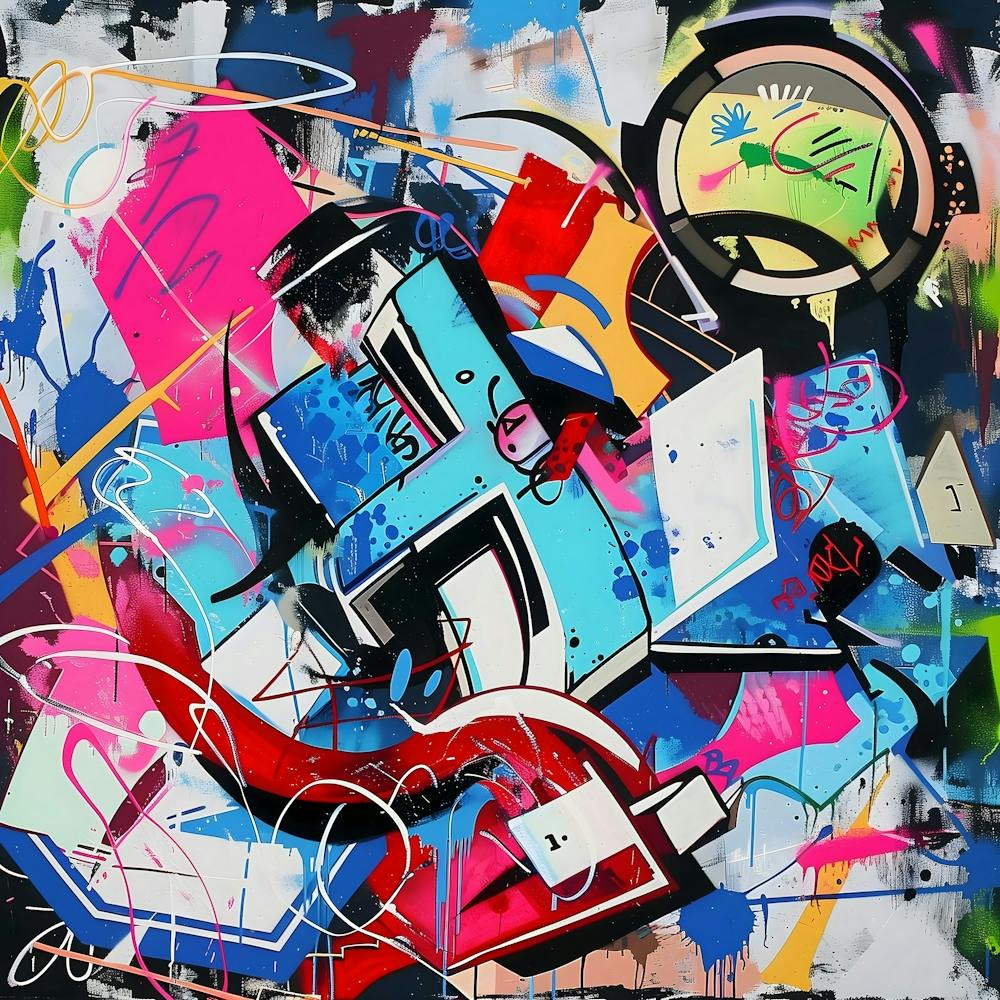 Murale 2, Graffiti, Art Urbain, Teintes Urbaines