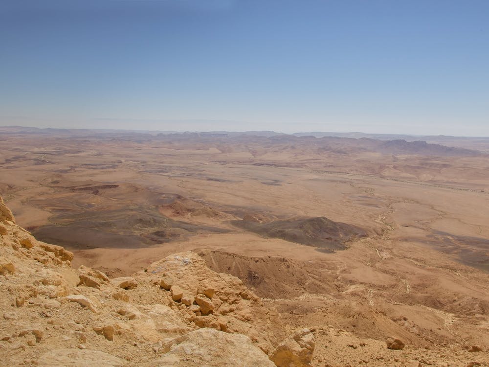 Panoramic View Of Makhtesh Ramon