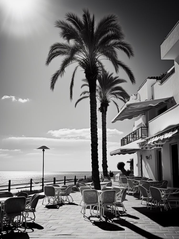 Marbella, Spain, Black And White Analogue Photography 2