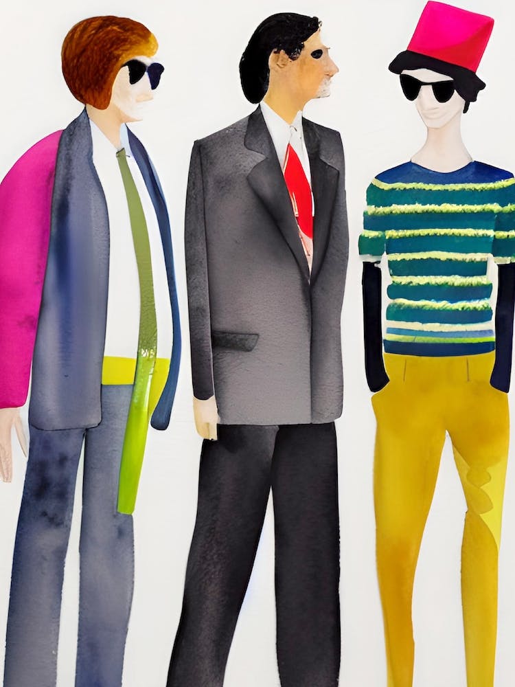 Fashion Police Surreal Abstract