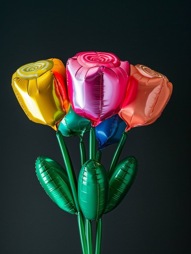 Bright Inflatable Flowers Rose 1