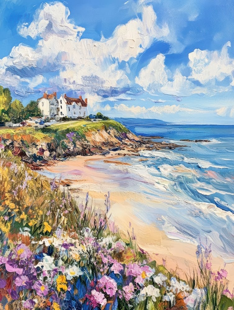 Wildflowers On The Beach