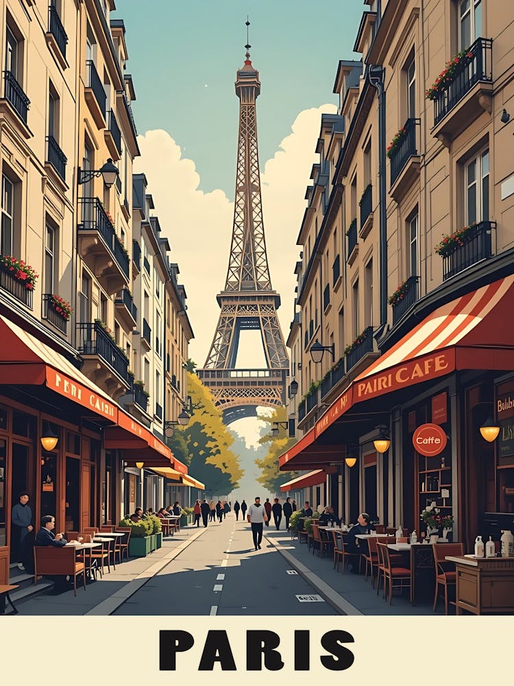 Paris Vintage Travel Poster 29