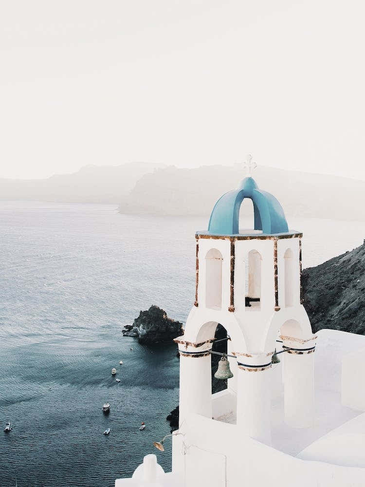 Greek Cathedral Tower