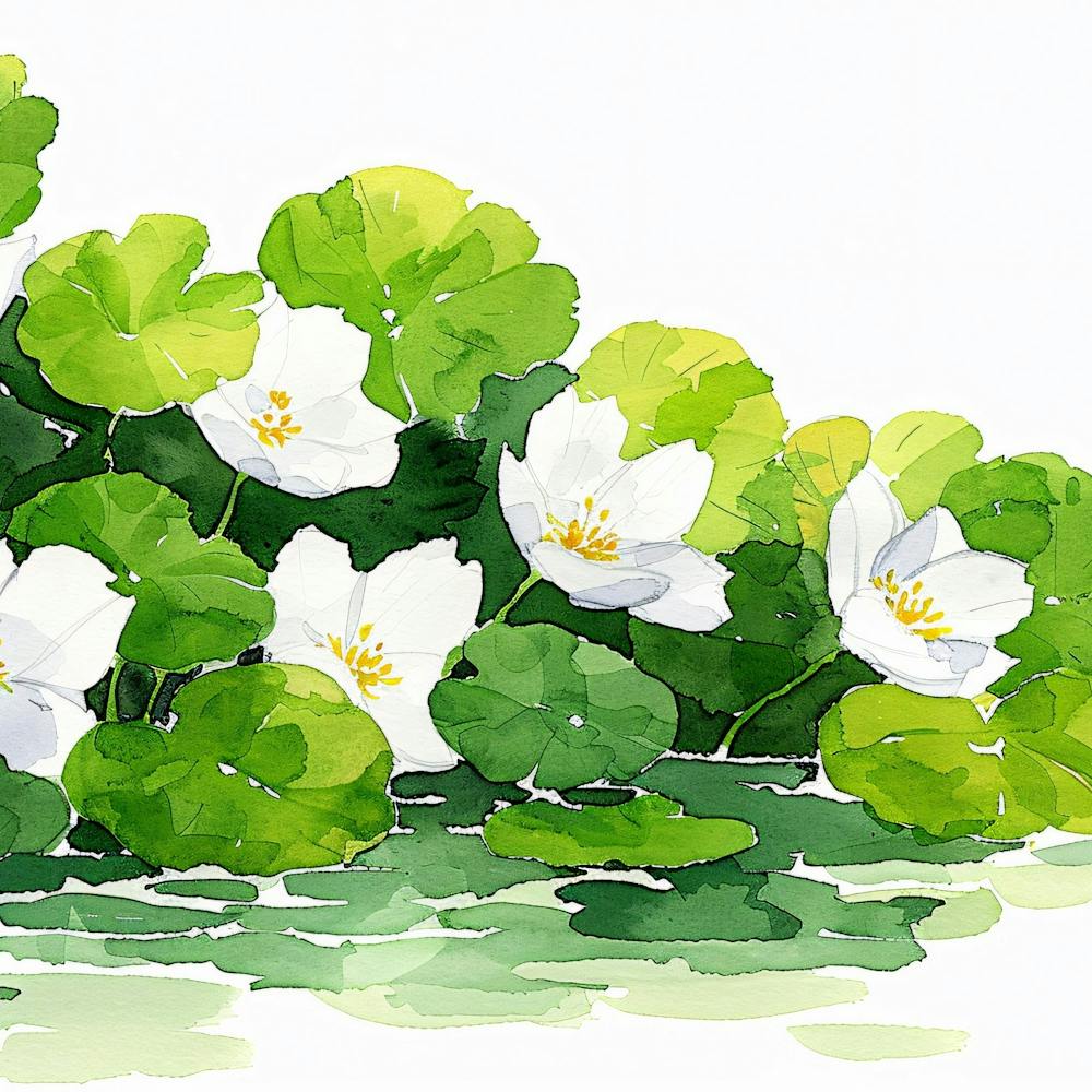 Aquarell Lotusblume