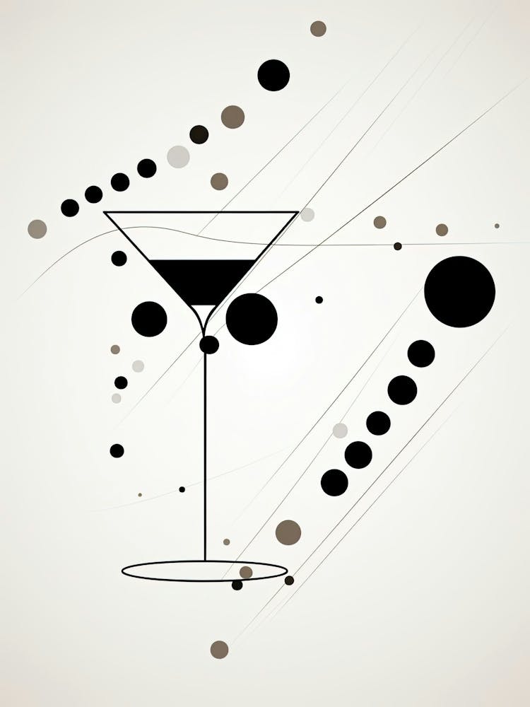 Mid Century Modern Espresso Martini Floral Infusion Cocktail 7