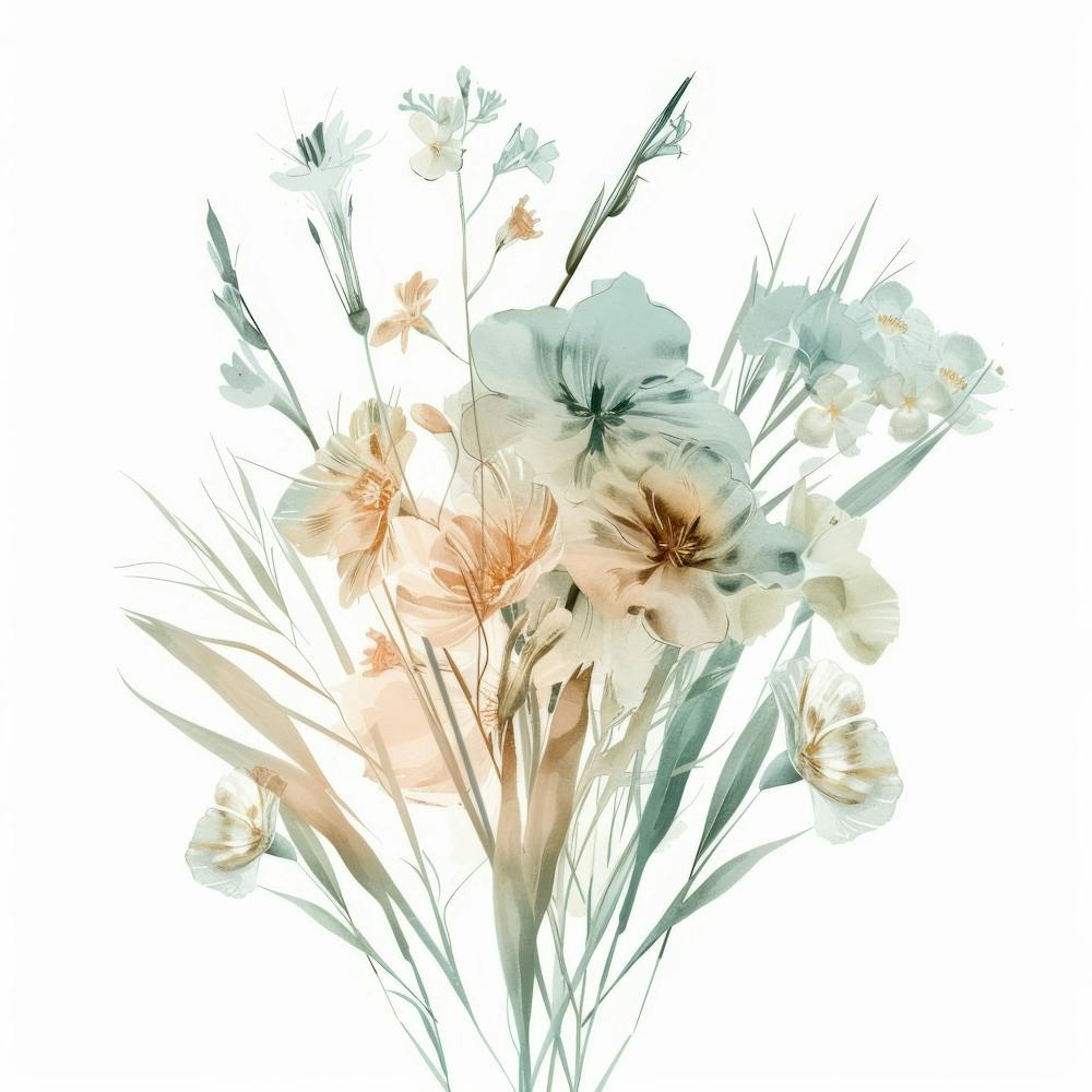 Watercolor Flowers 14