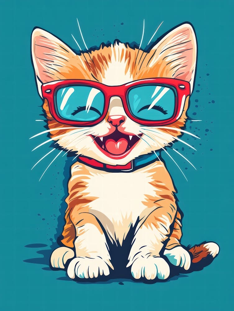 Cat In Sunglasses 8