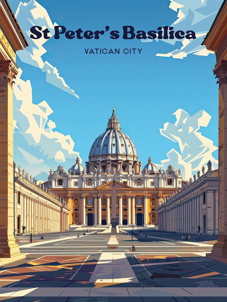 St Peter S Basilica Vatican City Travel Art