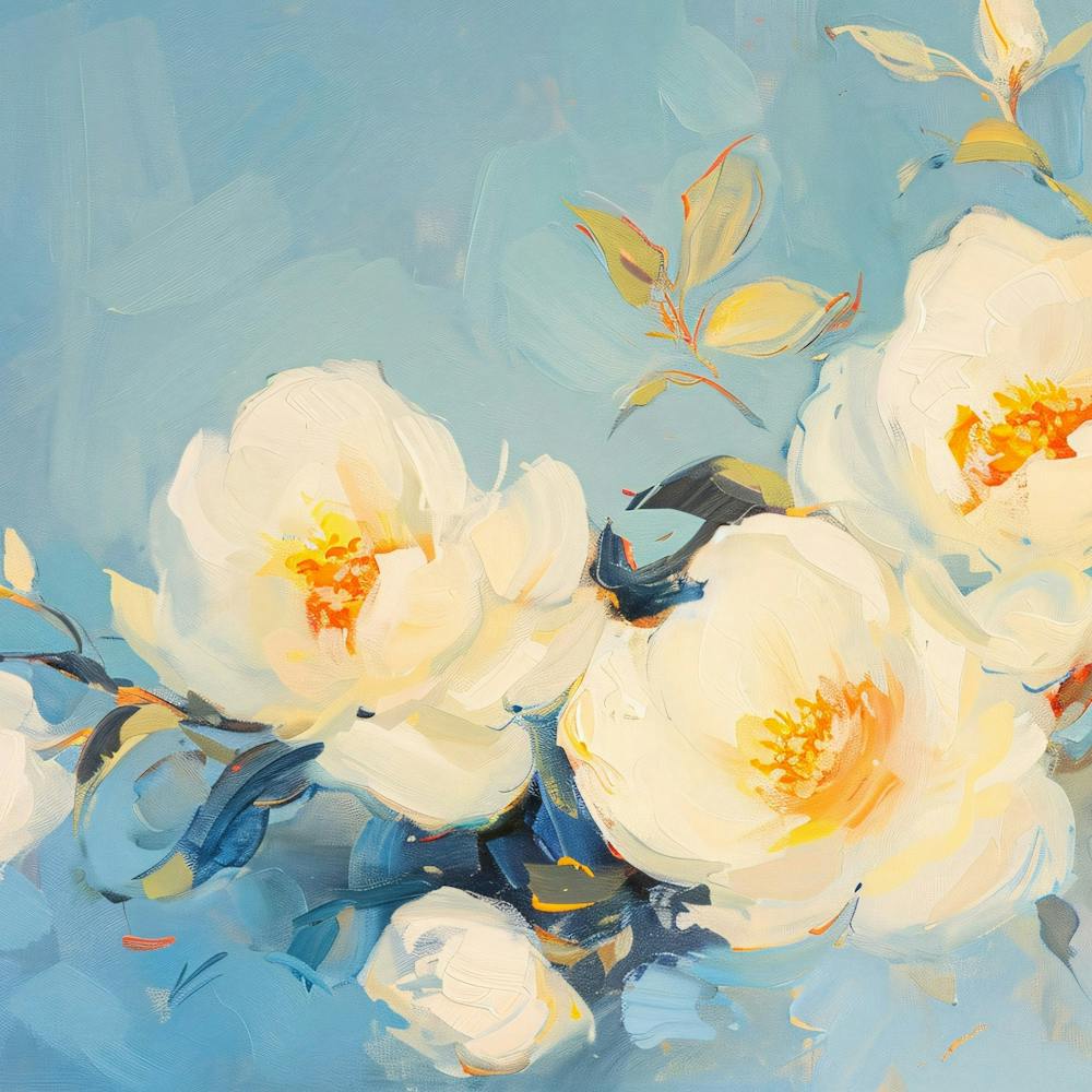 White Peonies