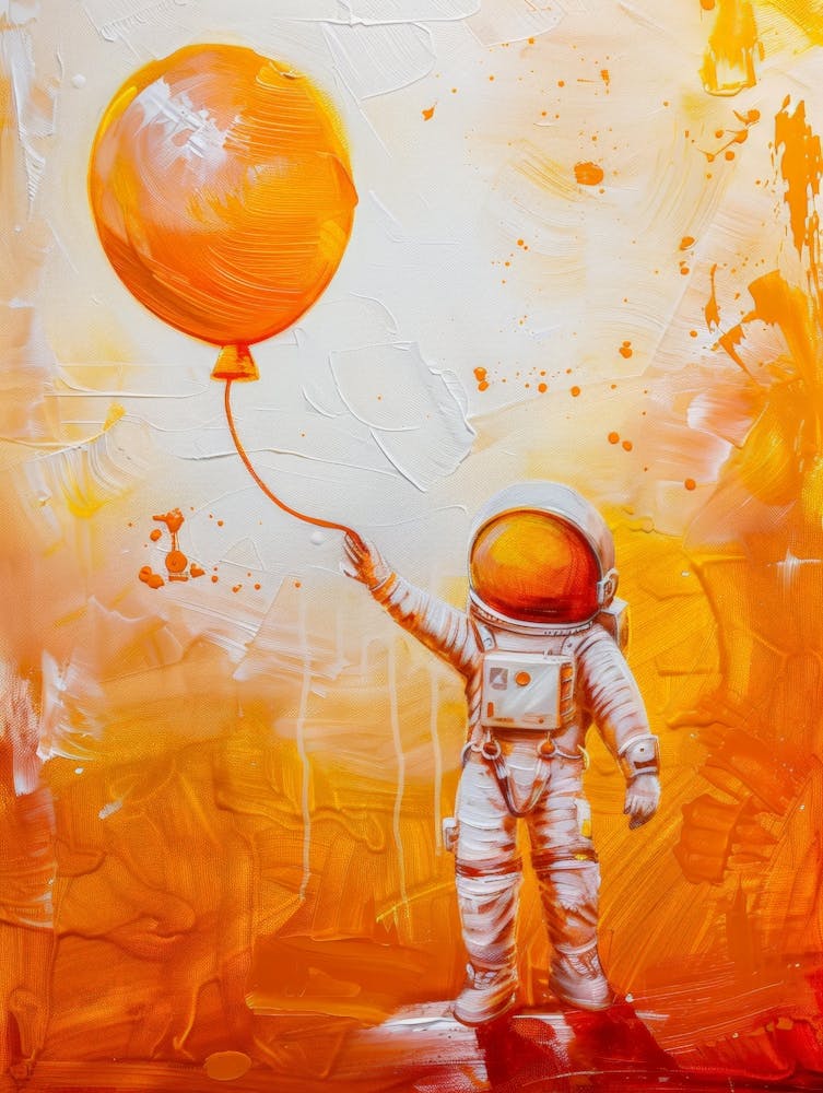 Astronaut With Balloon