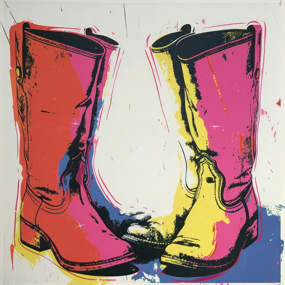 Boots Pop Art 1