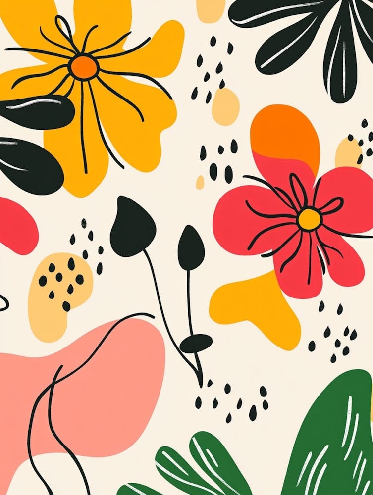 Abstract Floral Pattern 3