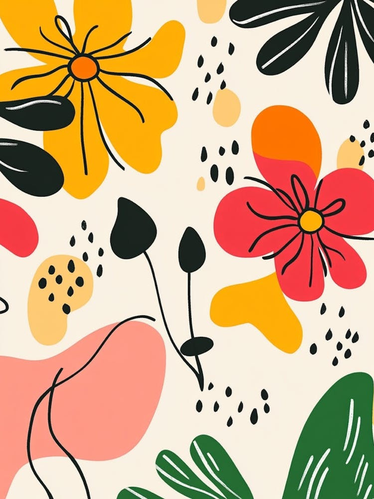 Abstract Floral Pattern 3