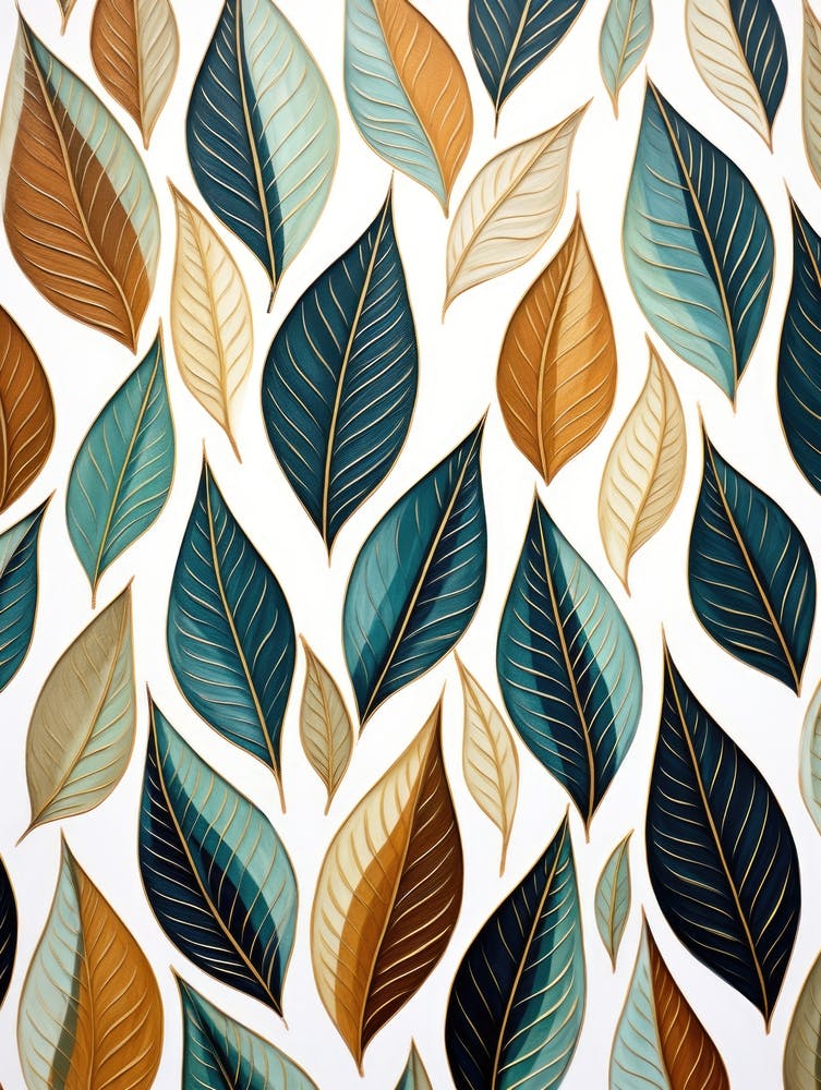 Abstract Leaves Pattern