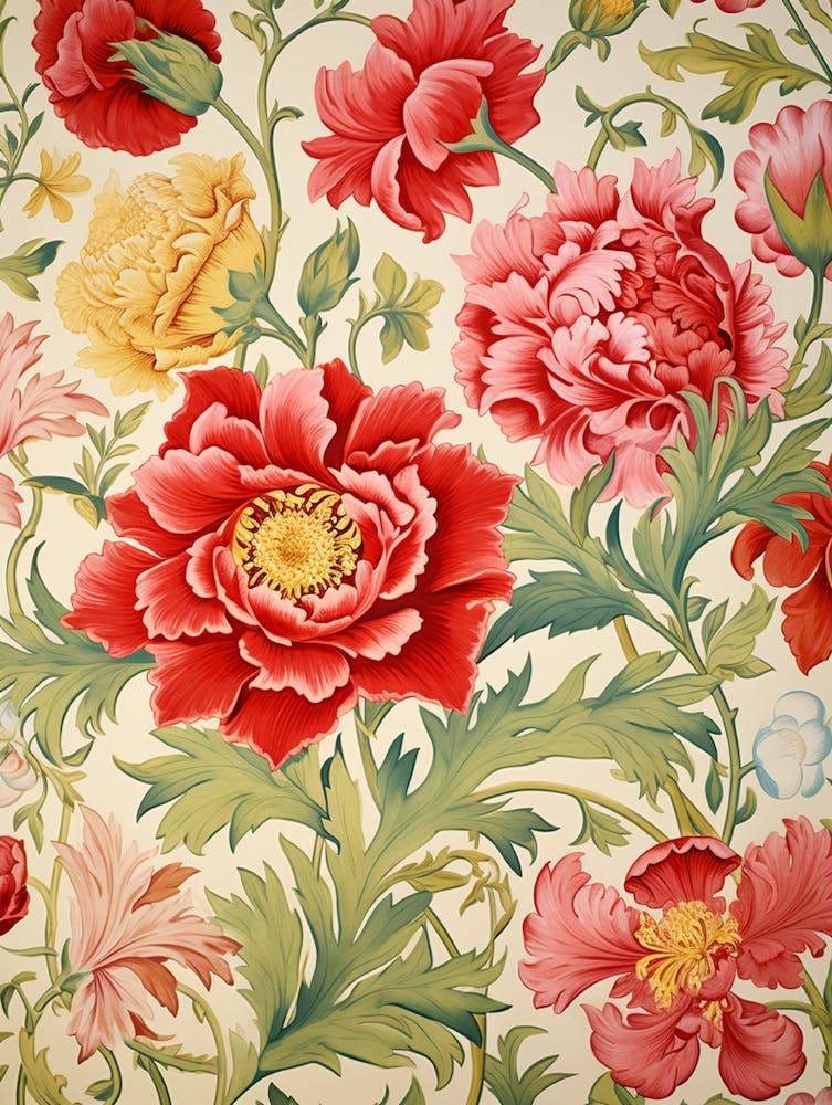 Florale Tapete 230