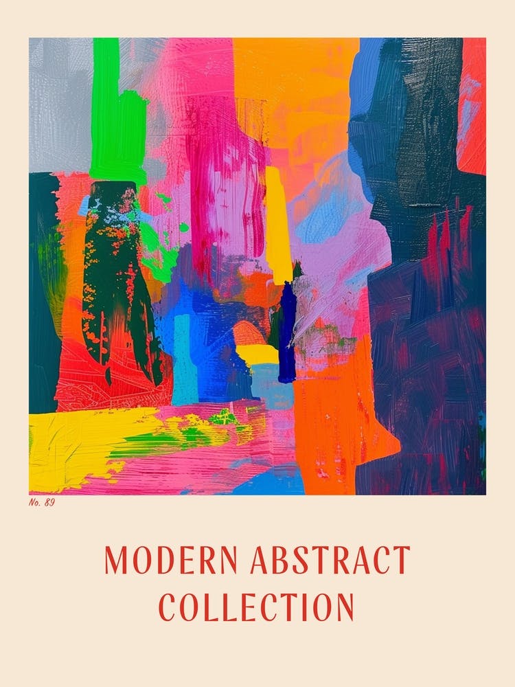 Modern Abstract Collection Poster 89