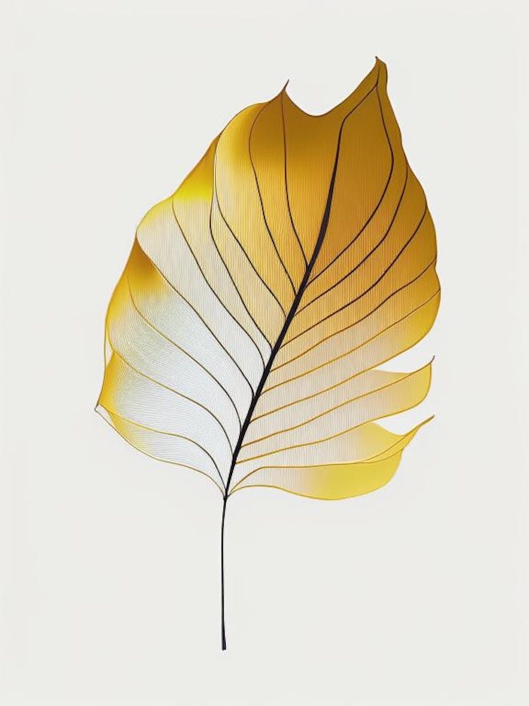 Marigold Leaf Abstract 4