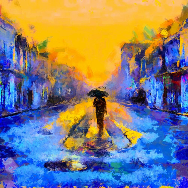 Alone In The Street Square