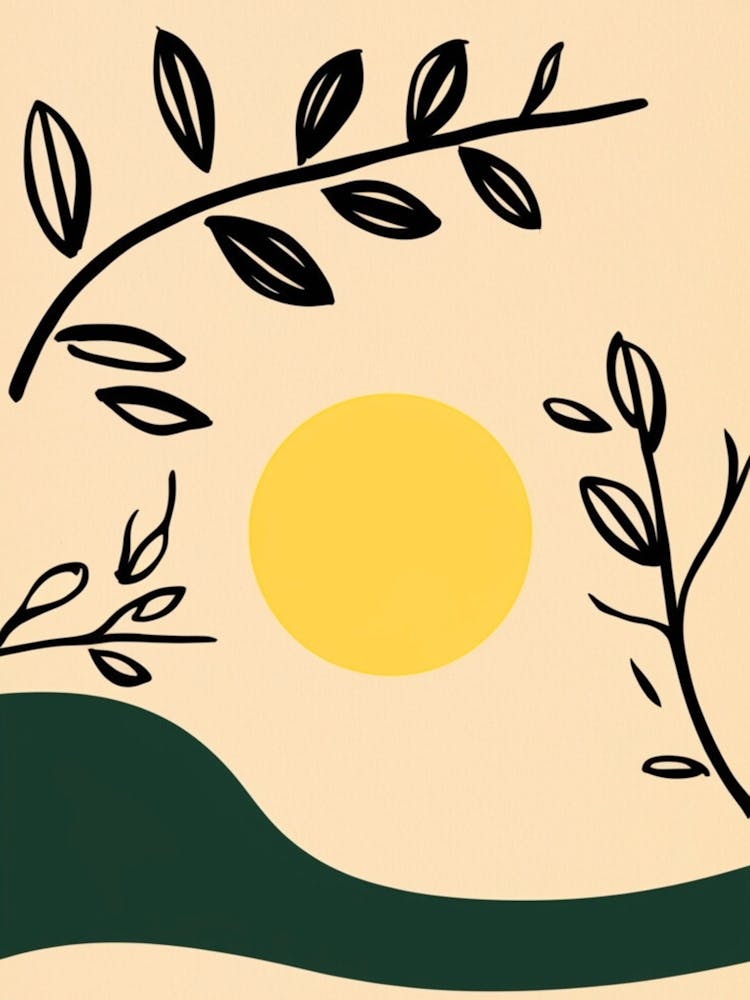 Sun And Leaves